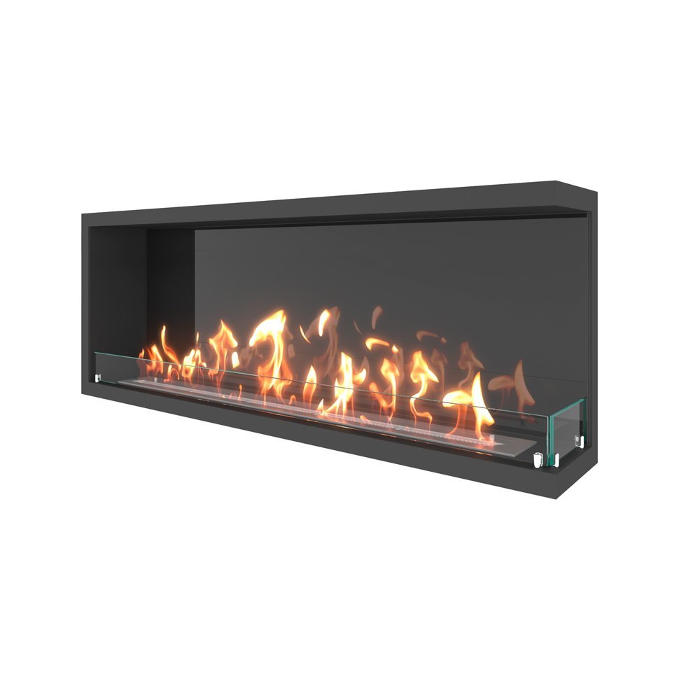 Биокамин угловой SteelHeat Leader 1300 правый 