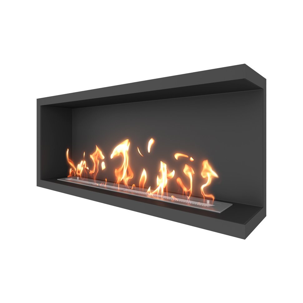 Биокамин угловой SteelHeat Leader 1200 правый 