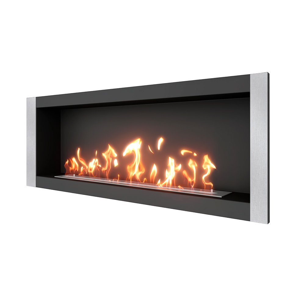 Биокамин встраиваемый SteelHeat ONE-V 1400 