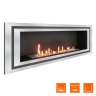 Биокамин встраиваемый SteelHeat LONG-D 1200 Small 