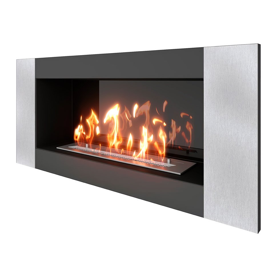 Биокамин встраиваемый SteelHeat LONG-V 900 Small 