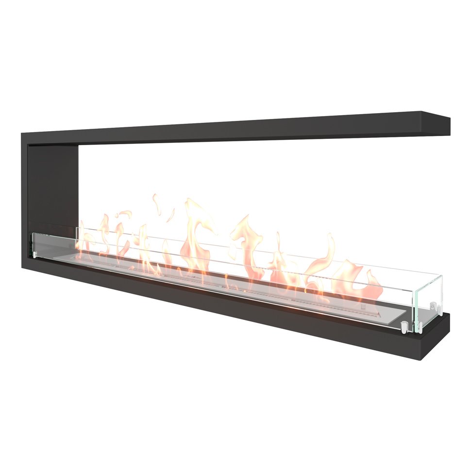 Биокамин торцевой SteelHeat Leader 1400 