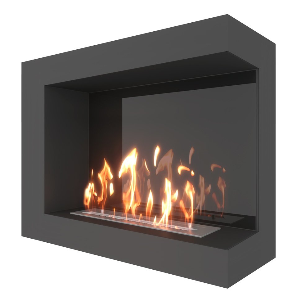 Биокамин угловой SteelHeat GRAND 700 правый 