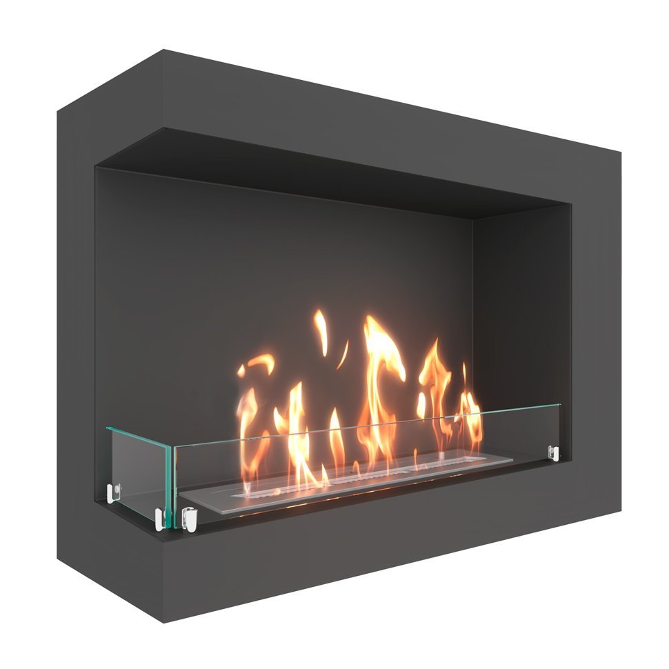 Биокамин угловой SteelHeat GRAND 800 левый 