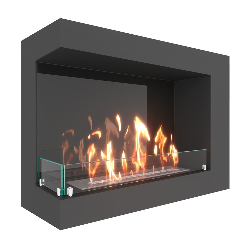 Биокамин угловой SteelHeat GRAND 800 левый 