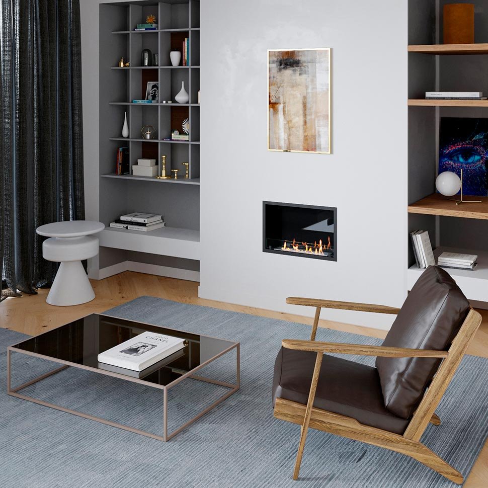 Биокамин встраиваемый SteelHeat LEADER 700 