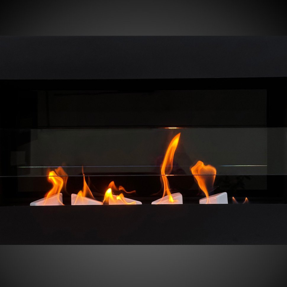 Декоративные керамические камни, 5 шт, граненые белые 