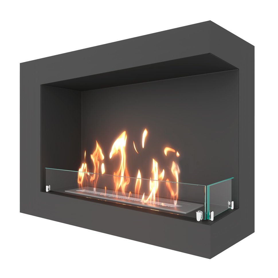 Биокамин угловой SteelHeat GRAND 800 правый 