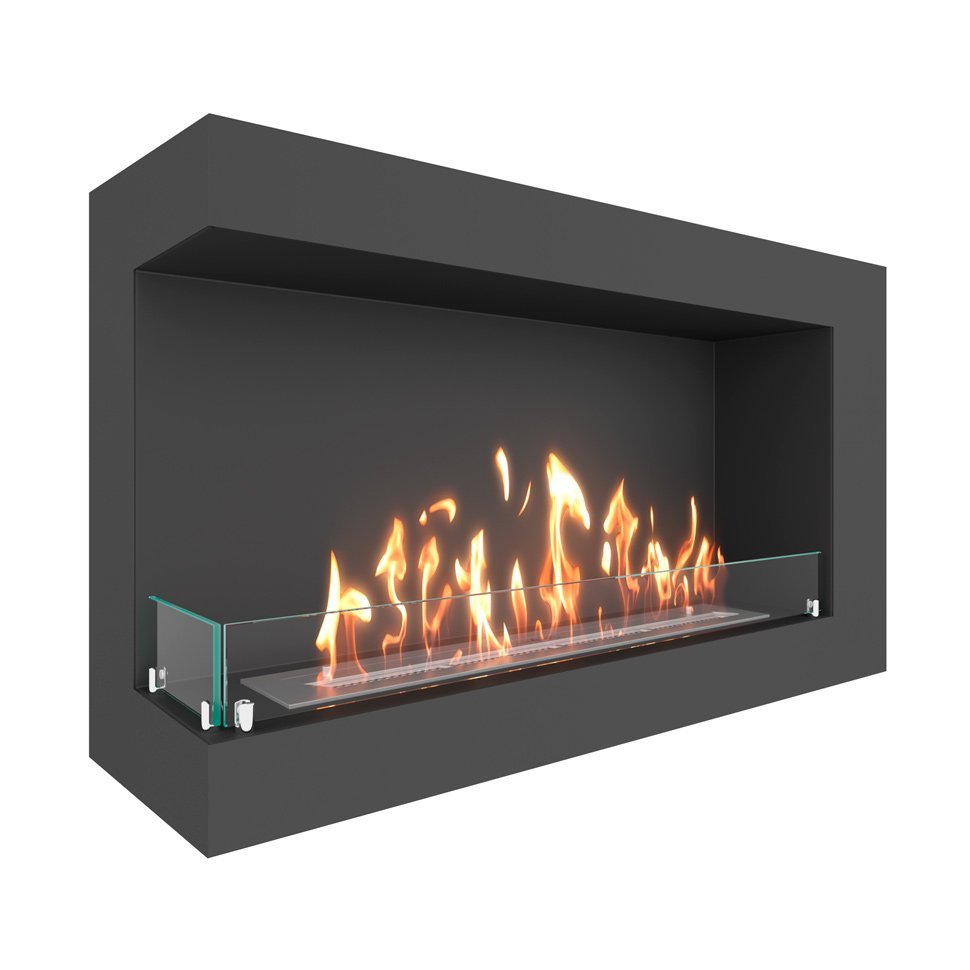 Биокамин угловой SteelHeat GRAND 1000 левый 