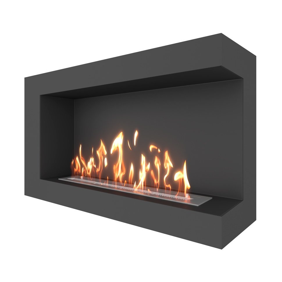 Биокамин угловой SteelHeat GRAND 1000 правый 