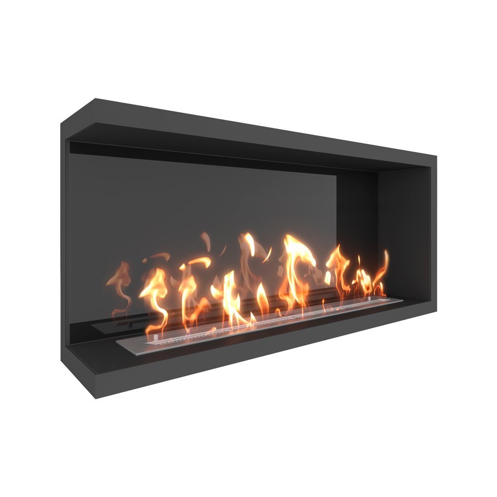 Биокамин угловой SteelHeat Leader 1100 левый 