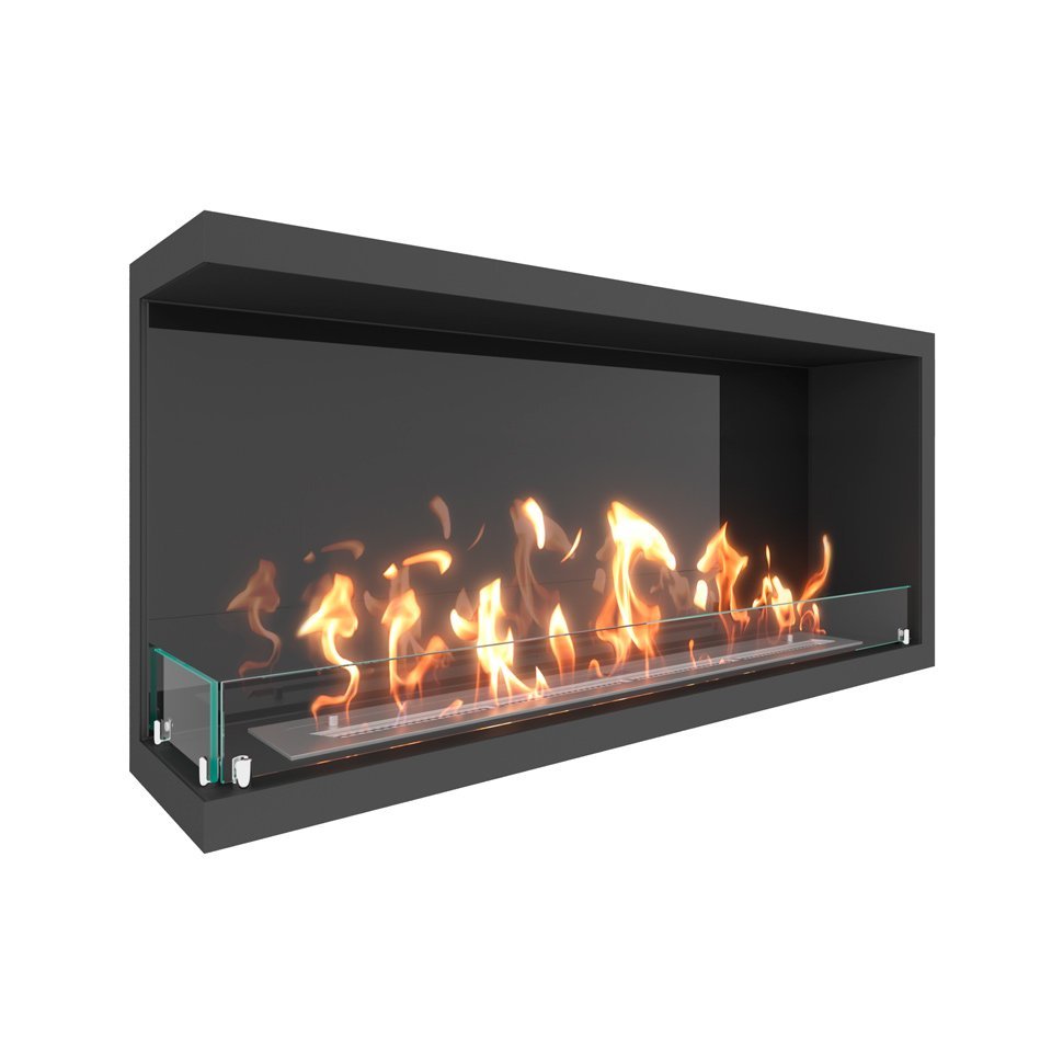 Биокамин угловой SteelHeat Leader 1100 левый 