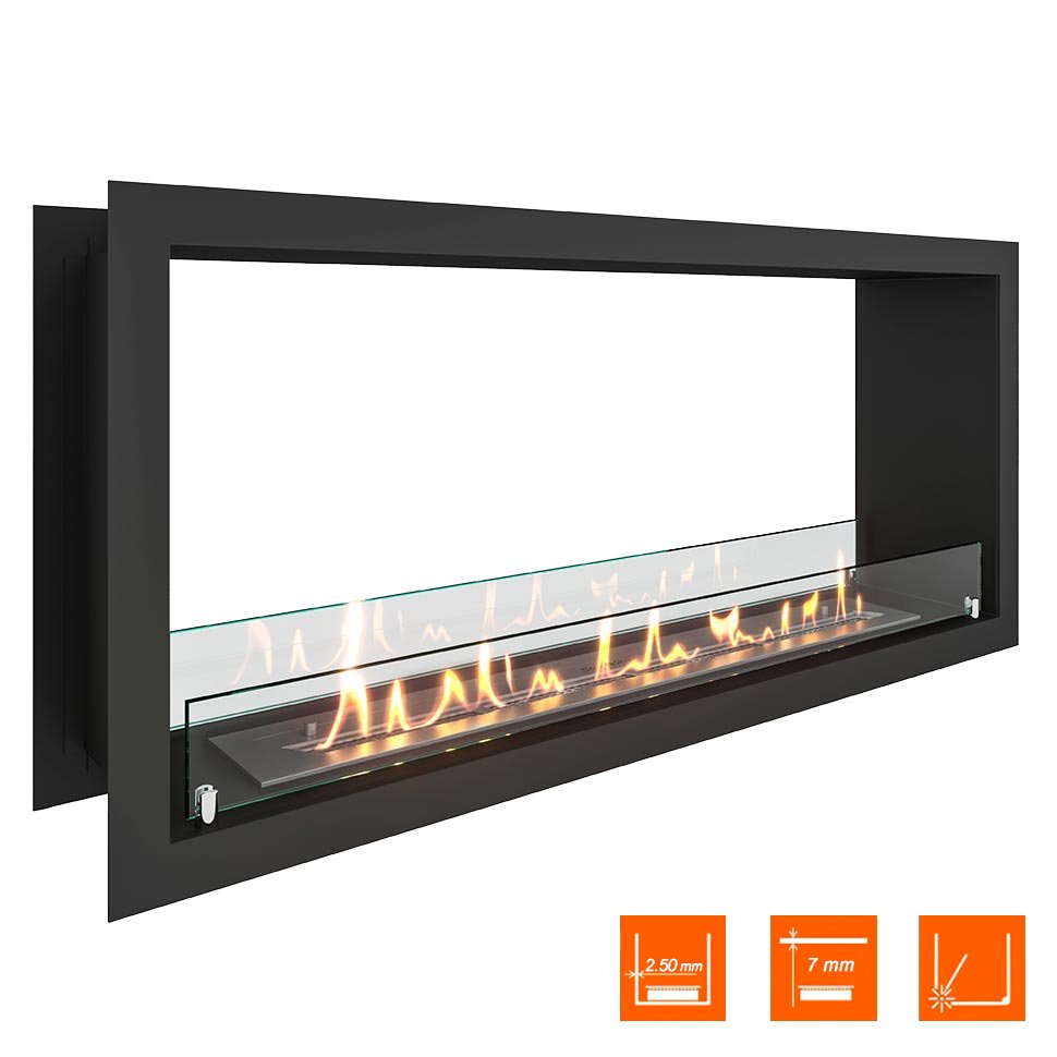 Биокамин сквозной SteelHeat Leader 1000 