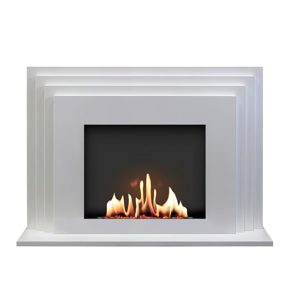 Биокамин в портале SteelHeat Amsterdam 