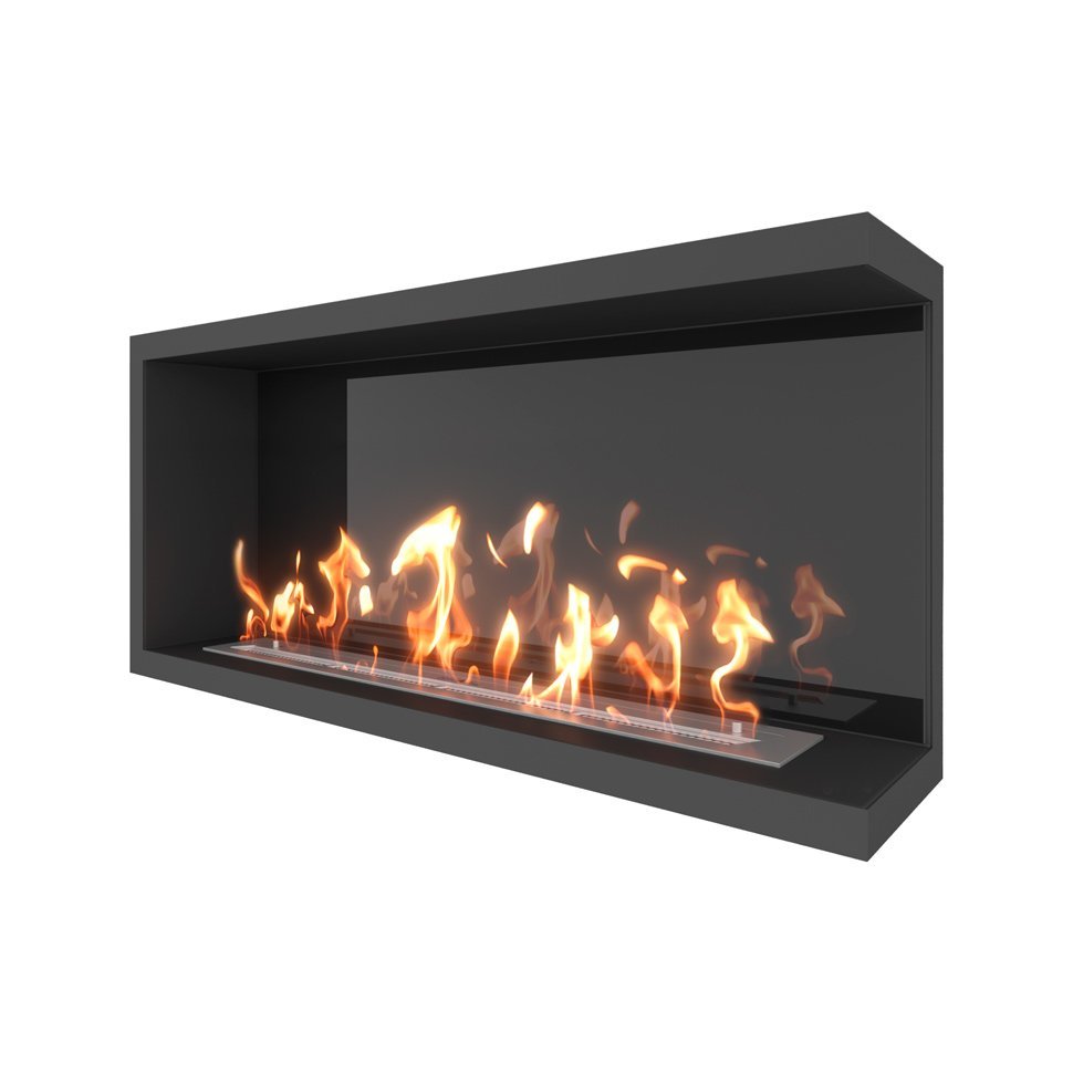 Биокамин угловой SteelHeat Leader 1100 правый 