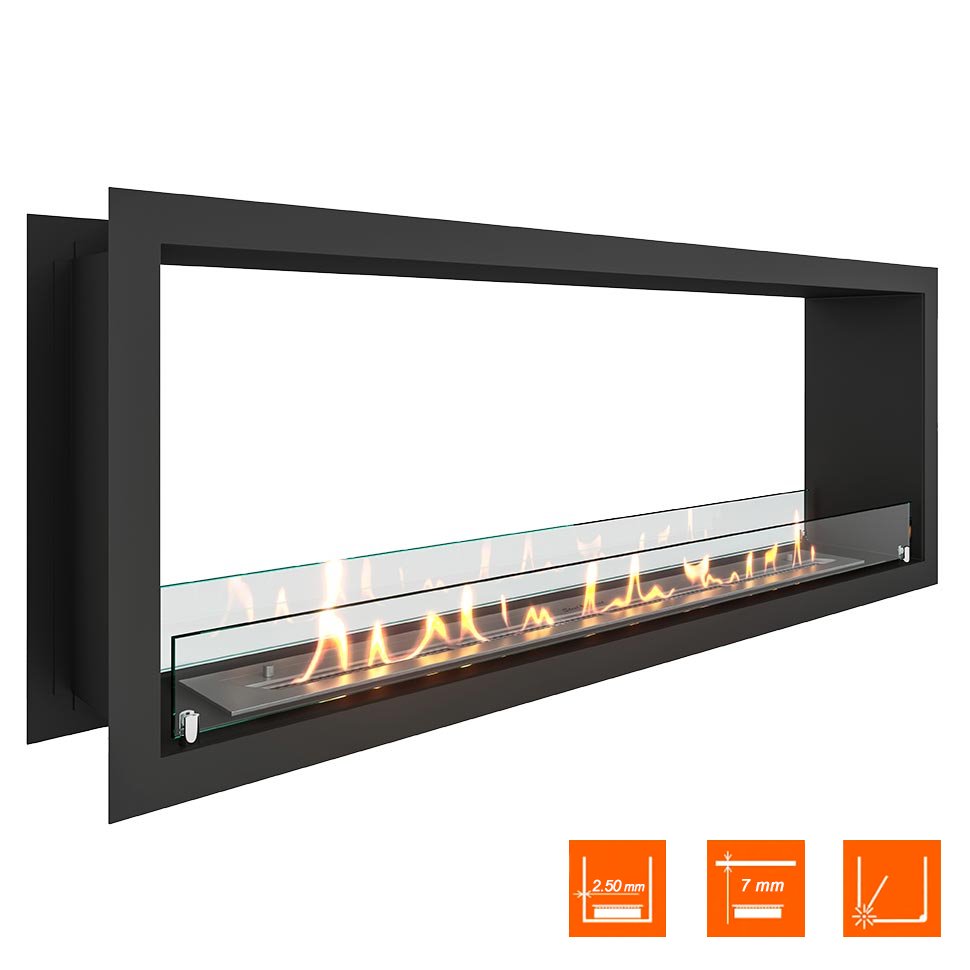 Биокамин сквозной SteelHeat Leader 1200 