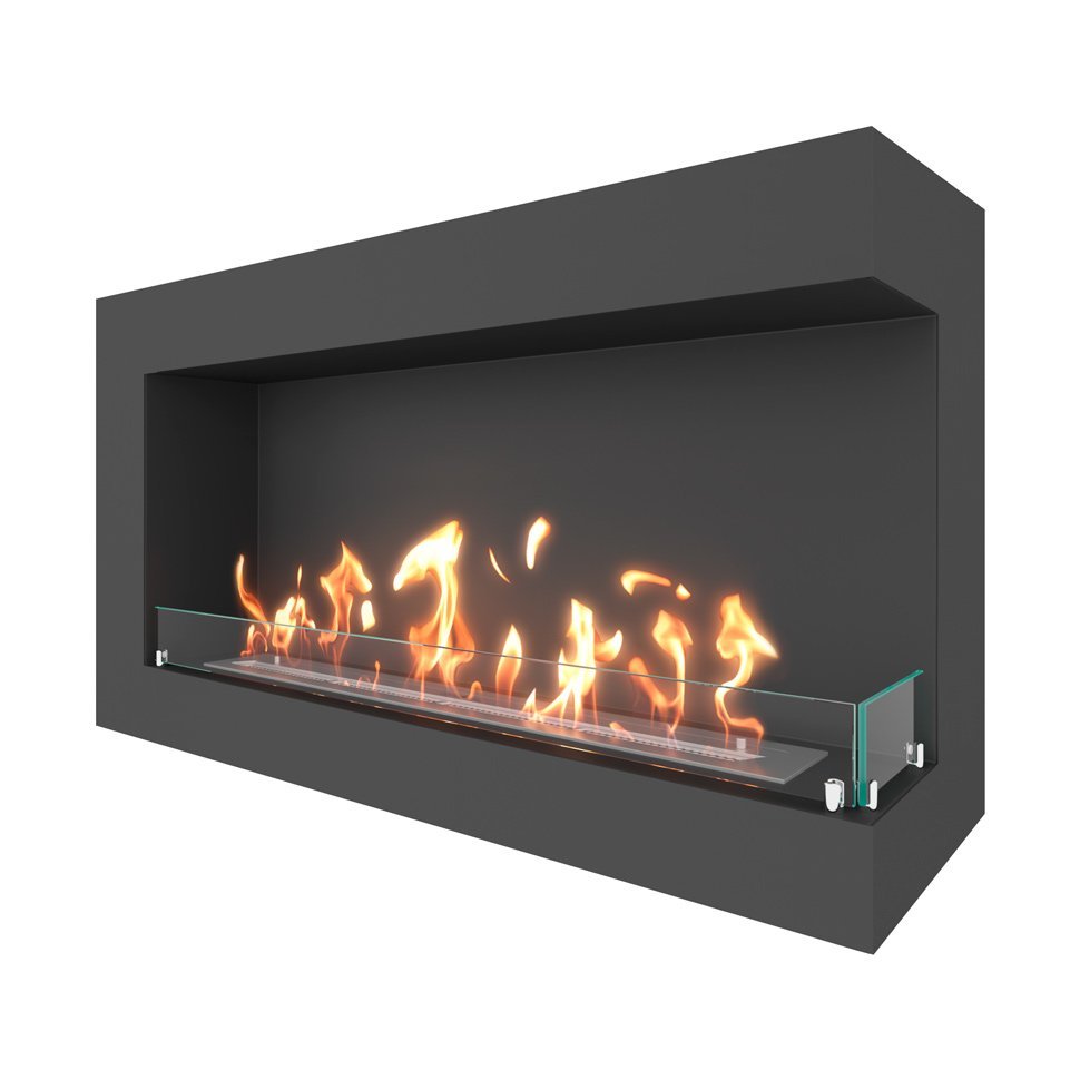 Биокамин угловой SteelHeat GRAND 1100 правый 