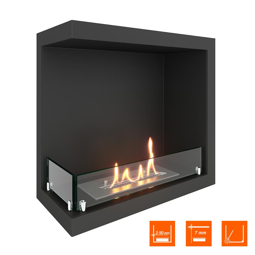 Биокамин угловой SteelHeat Leader 500 левый 