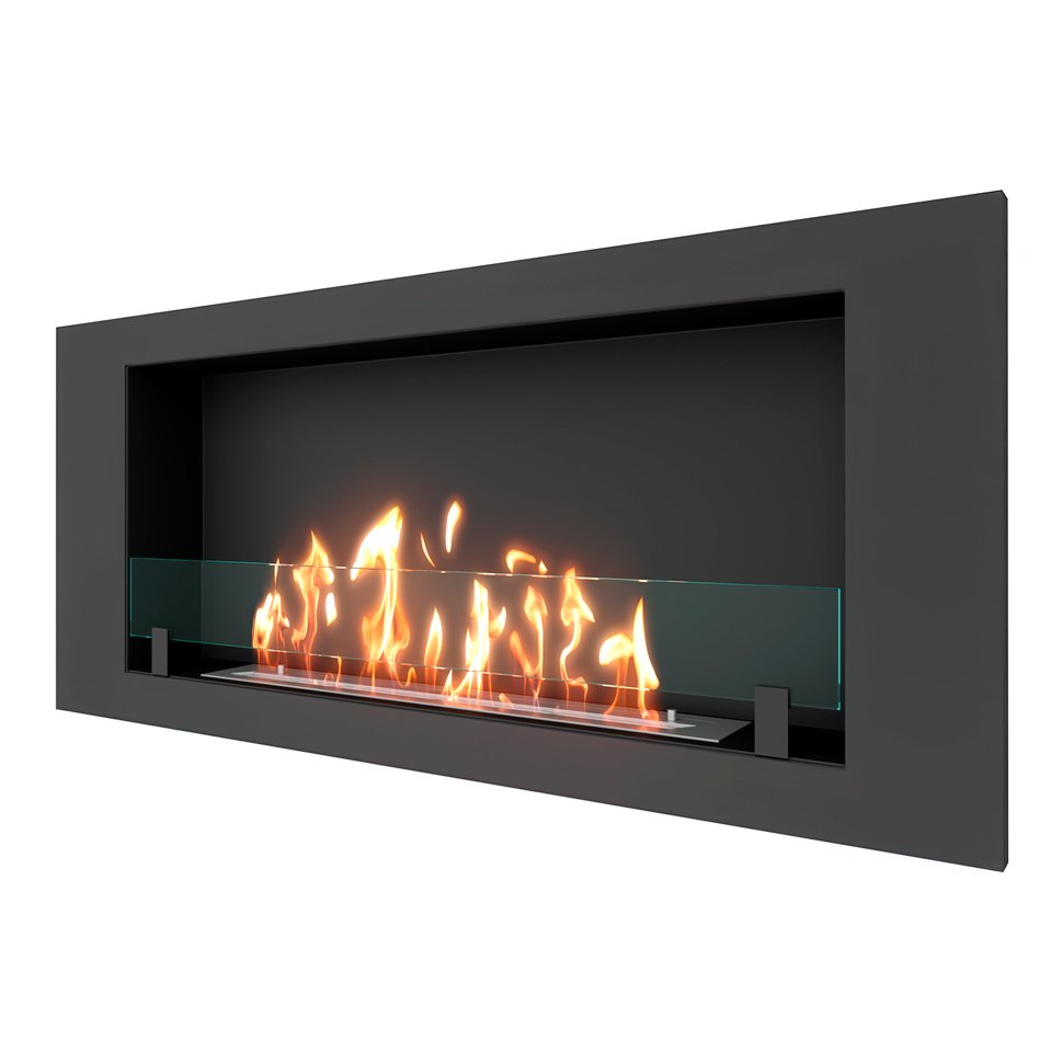 Биокамин встраиваемый SteelHeat LONG 1200 