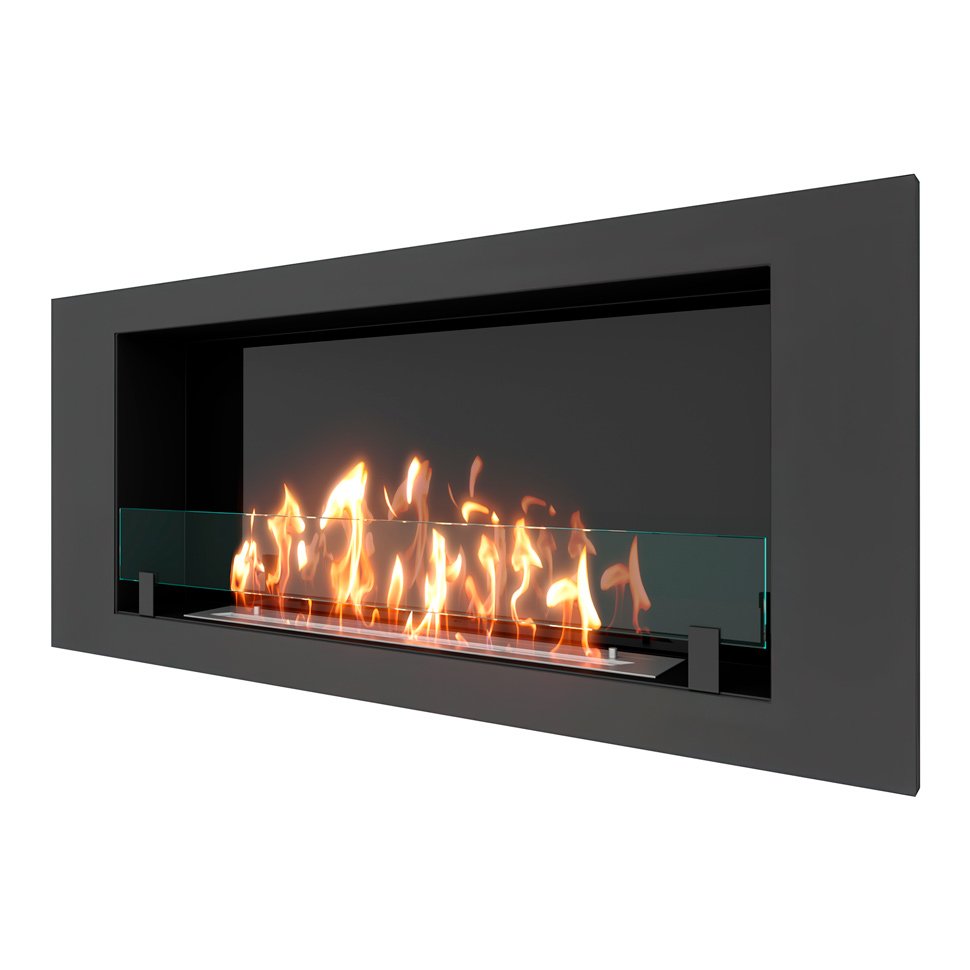 Биокамин встраиваемый SteelHeat LONG 1200 