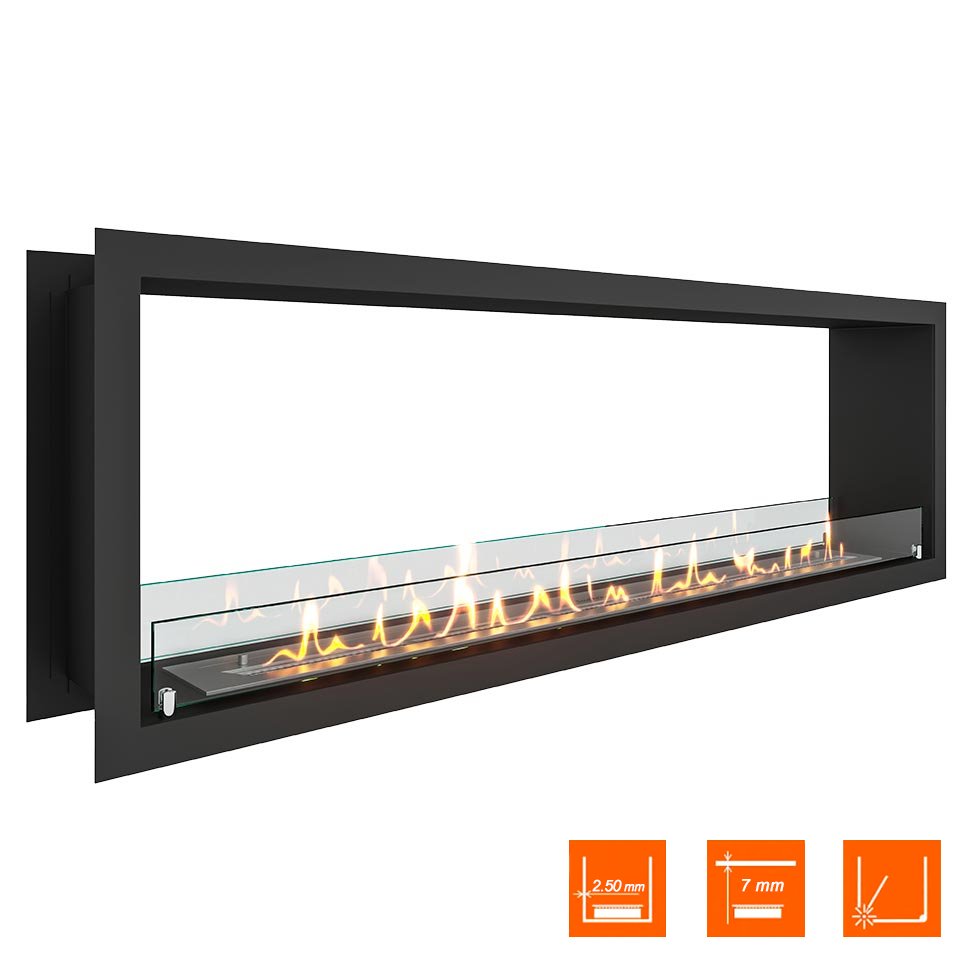 Биокамин сквозной SteelHeat Leader 1400 