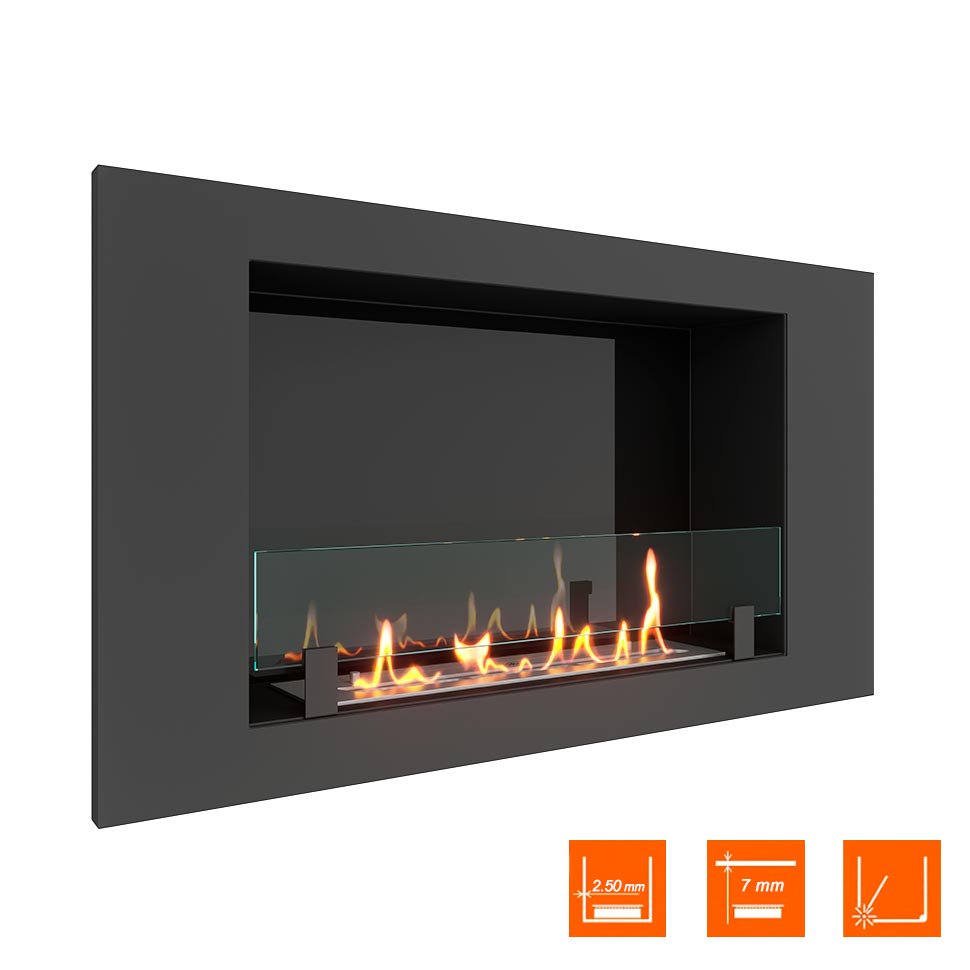 Биокамин встраиваемый SteelHeat LONG 900 