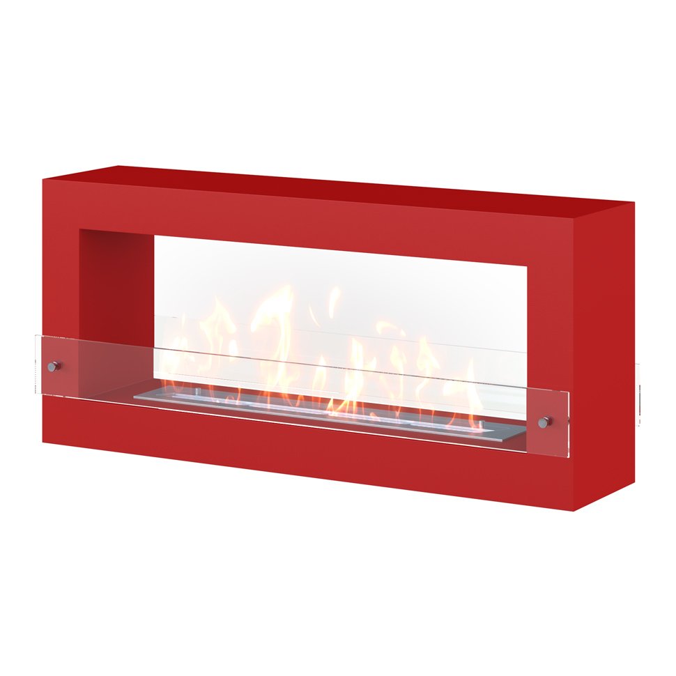 Биокамин SteelHeat FRAME ONE 1000 красный 