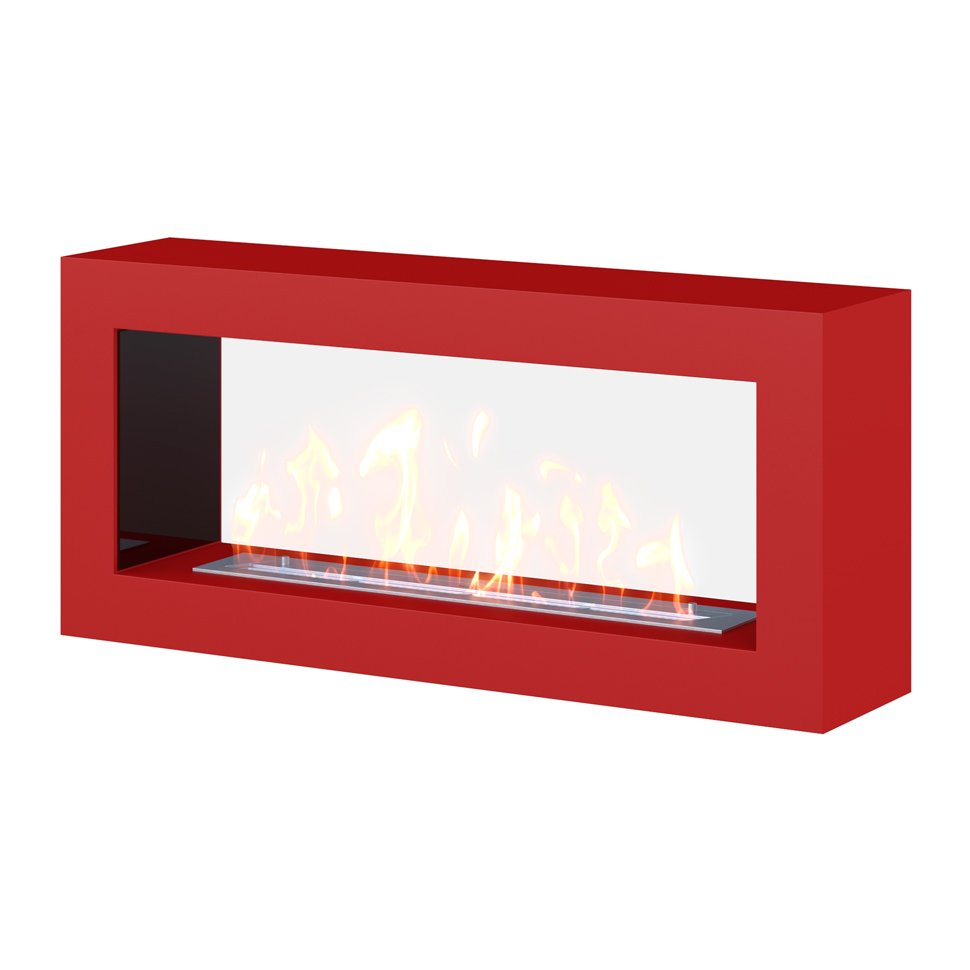 Биокамин SteelHeat FRAME ONE 1000 красный 