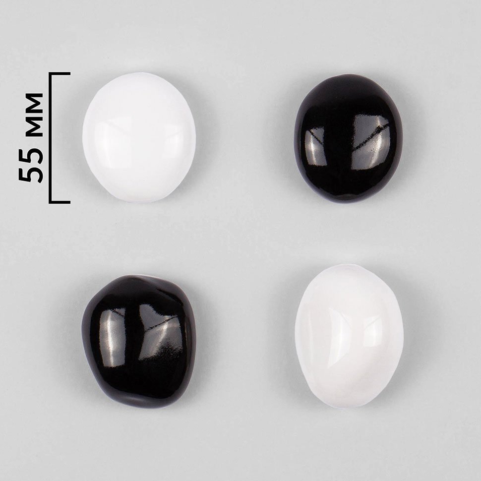 Декоративные керамические камни SteelHeat микс S 4 шт 