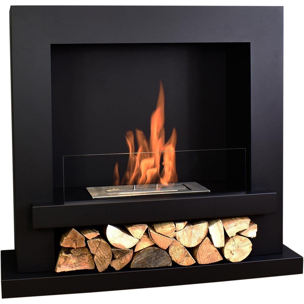 Напольный биокамин Starck черный 