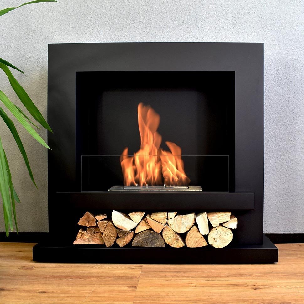 Напольный биокамин Starck черный 