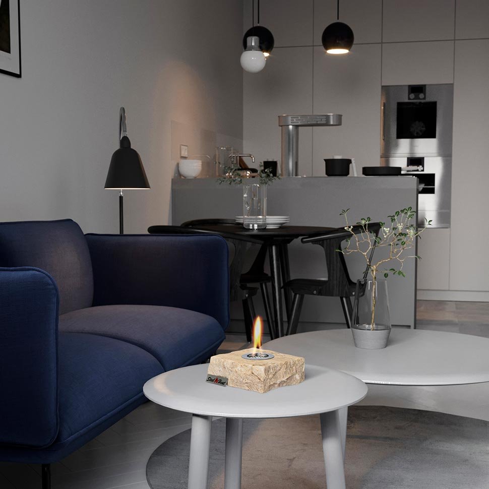 Настольный биокамин SteelHeat APOLLON лимитированная серия 