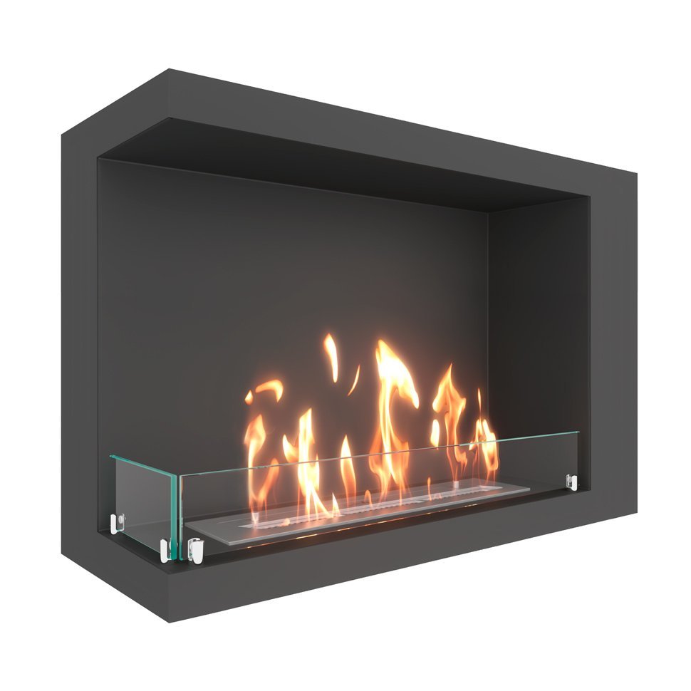 Биокамин угловой SteelHeat LONG 700 левый 