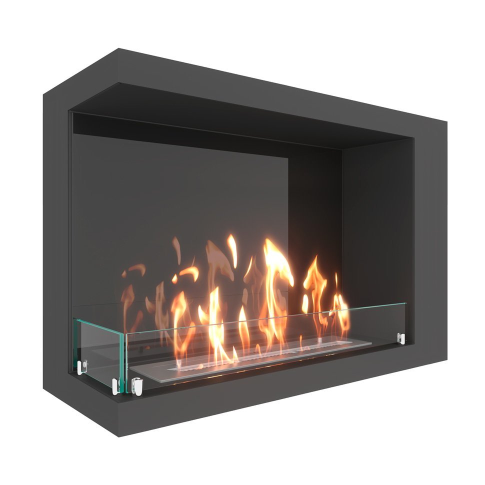 Биокамин угловой SteelHeat LONG 700 левый 