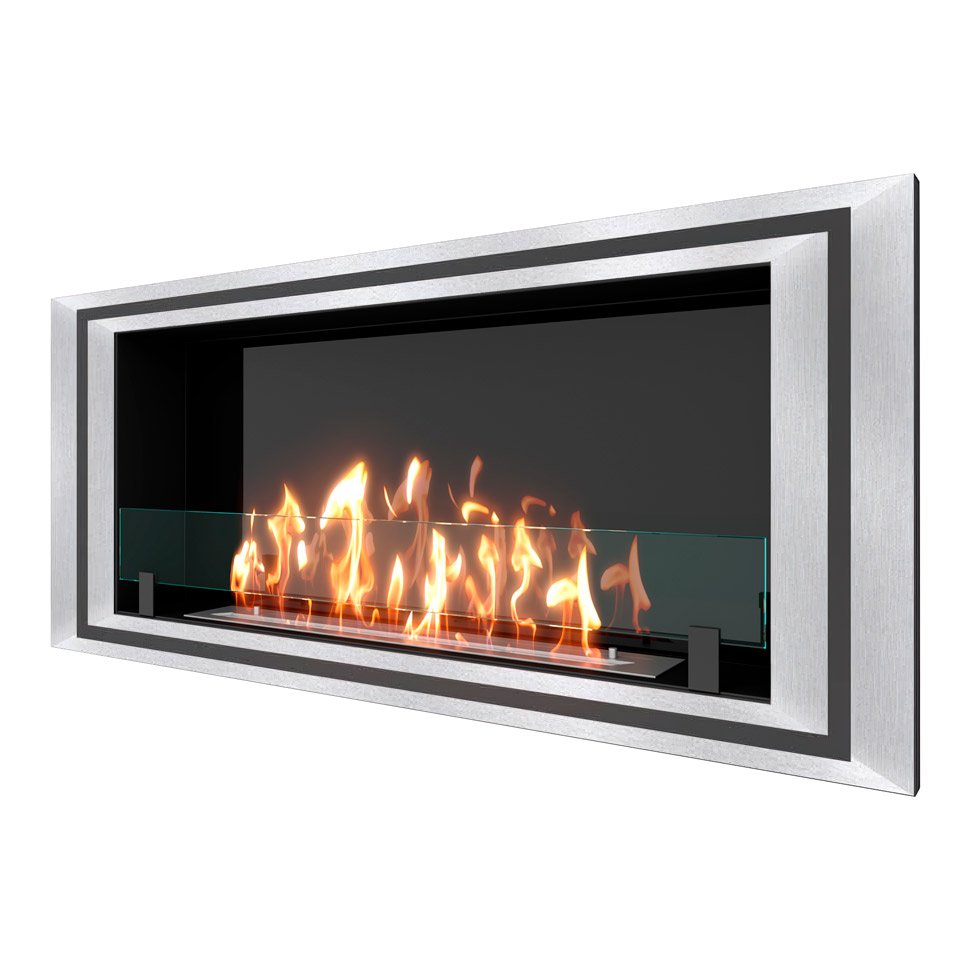 Биокамин встраиваемый SteelHeat LONG-D 1200 