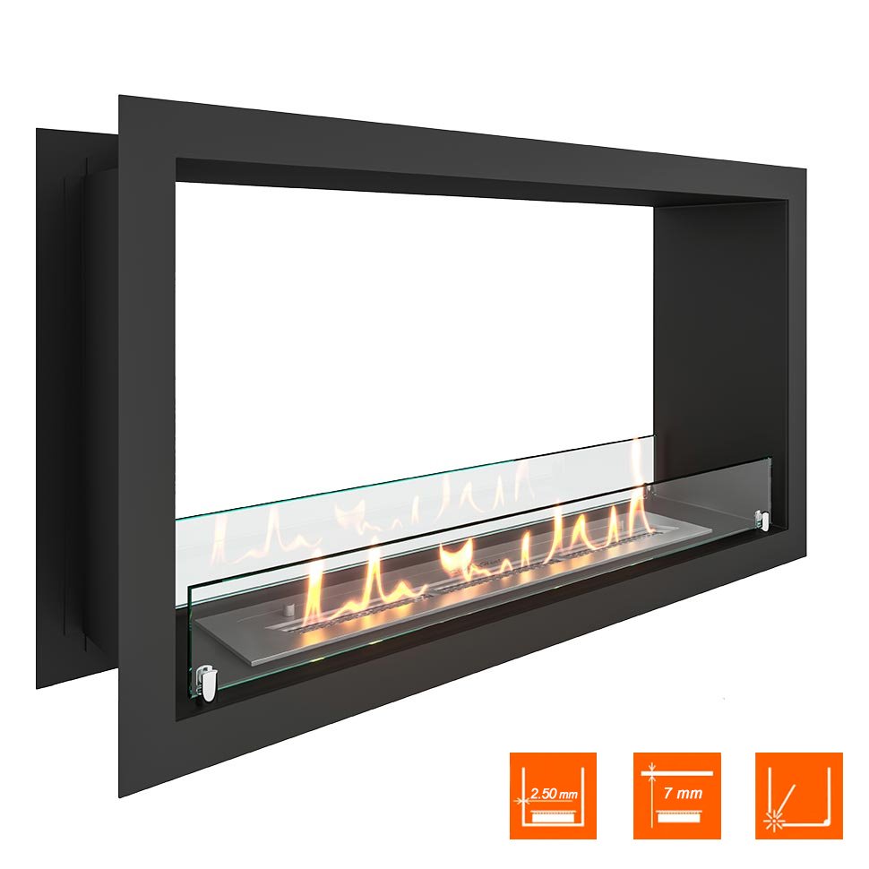 Биокамин сквозной SteelHeat Leader 800 