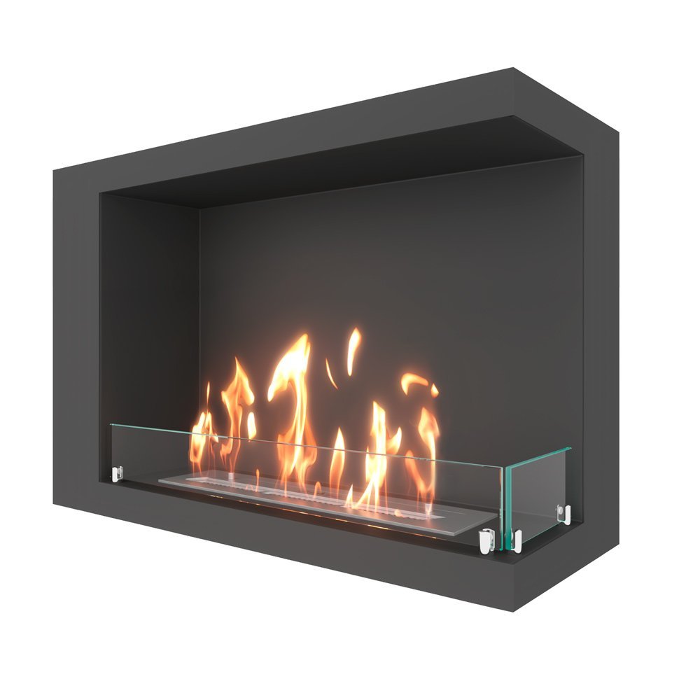 Биокамин угловой SteelHeat LONG 700 правый 