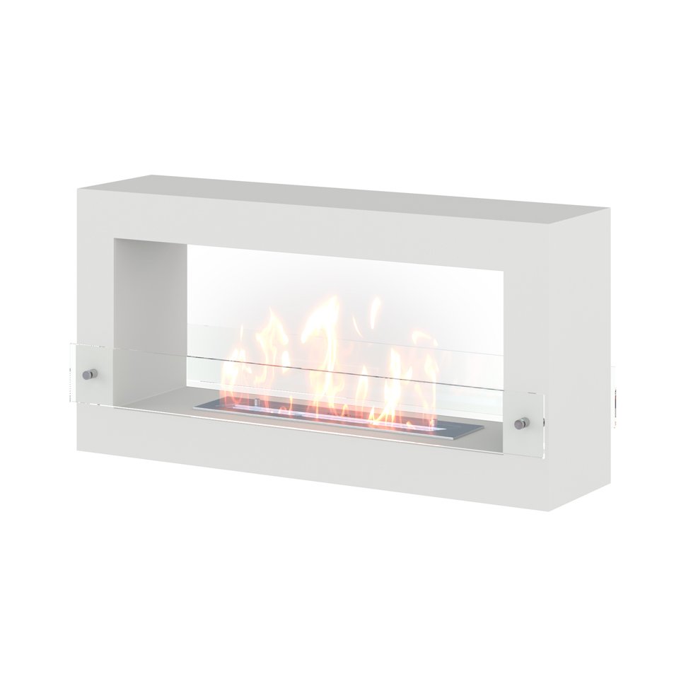 Биокамин SteelHeat FRAME ONE 900 белый 