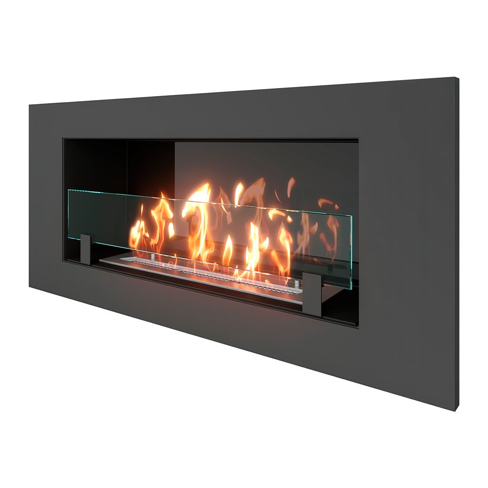 Биокамин встраиваемый SteelHeat LONG 900 Small 