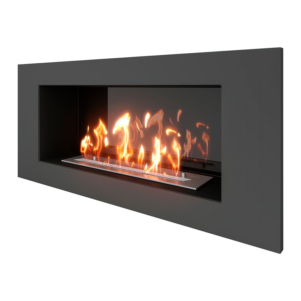 Биокамин встраиваемый SteelHeat LONG 900 Small 