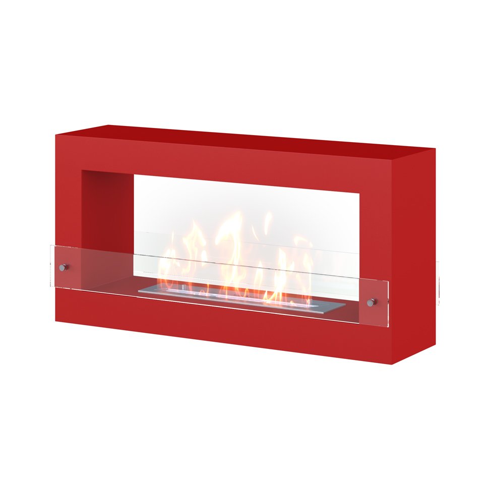 Биокамин SteelHeat FRAME ONE 900 красный 