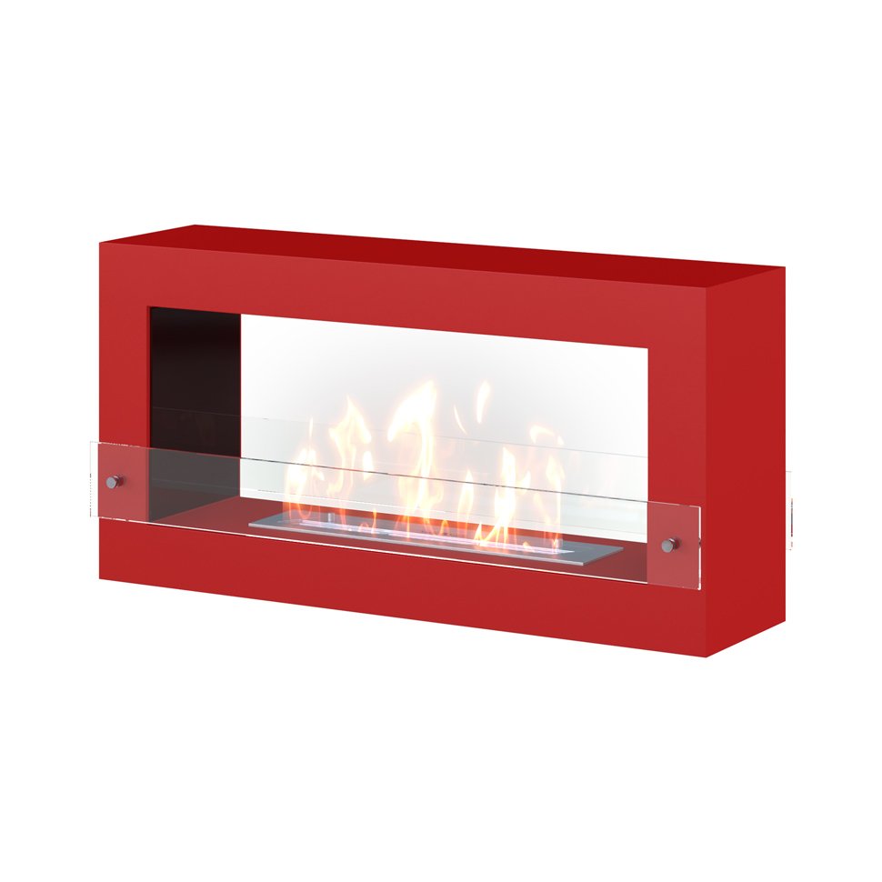 Биокамин SteelHeat FRAME ONE 900 красный 