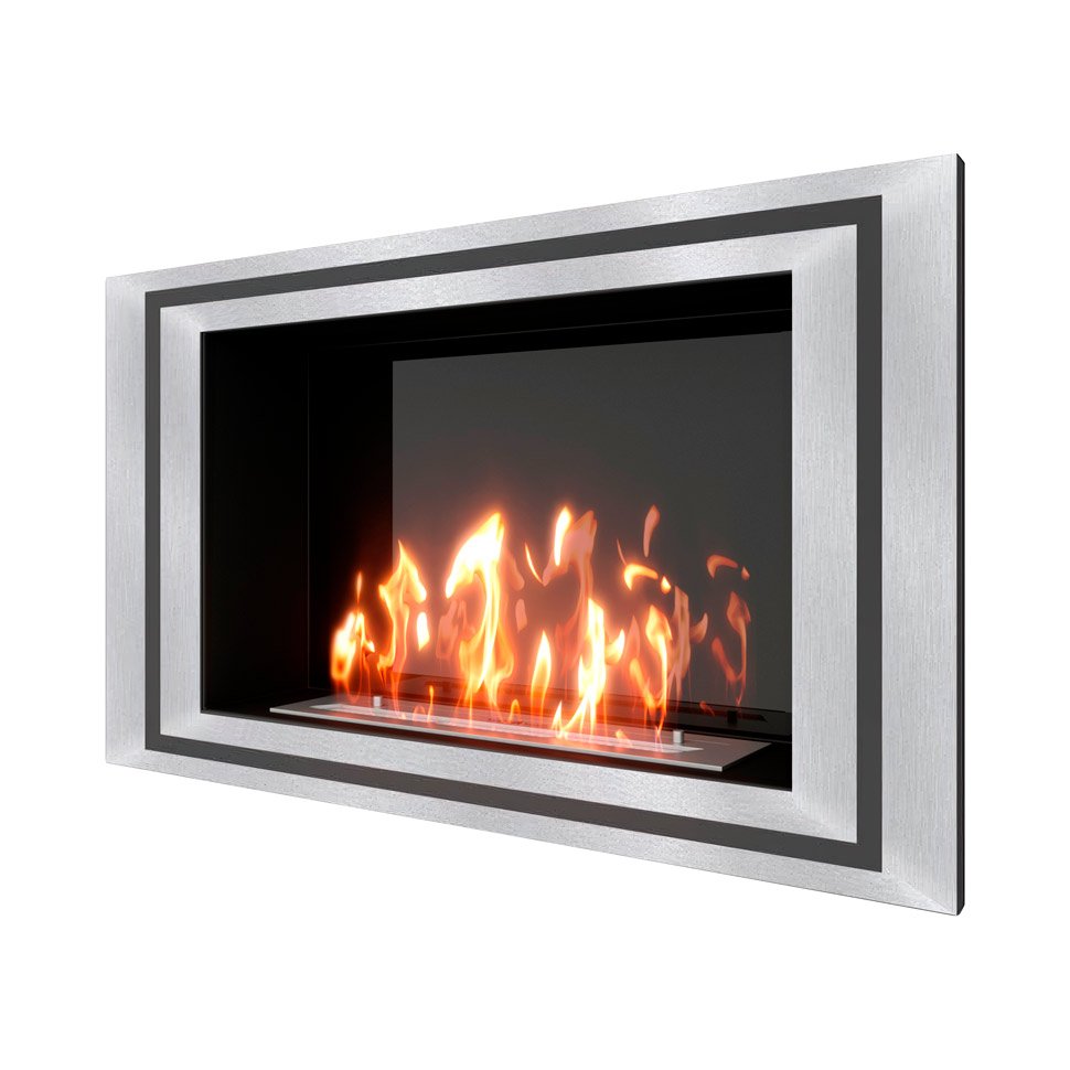 Биокамин встраиваемый SteelHeat LONG-D 900 