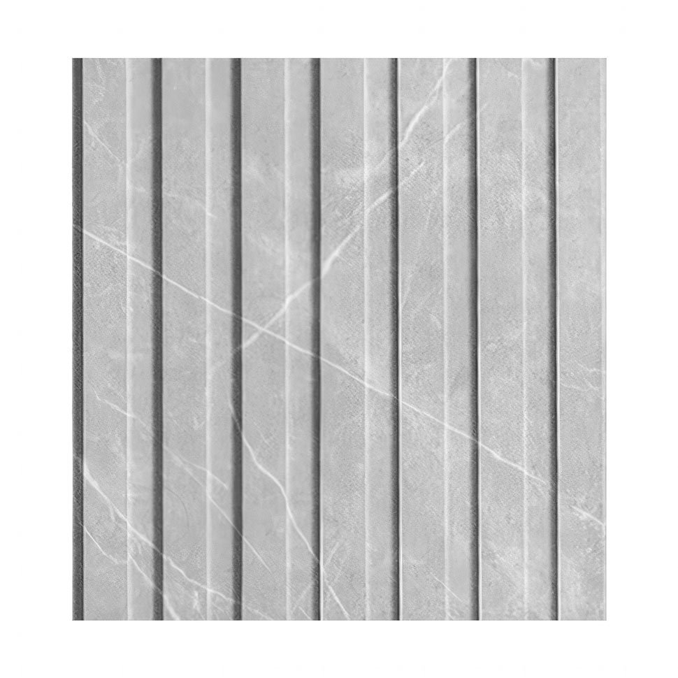 Тумба под ТВ с биокамином SteelHeat LIVORNO IMPULSE 140 см (корпус серый бетон / фасады мрамор) 