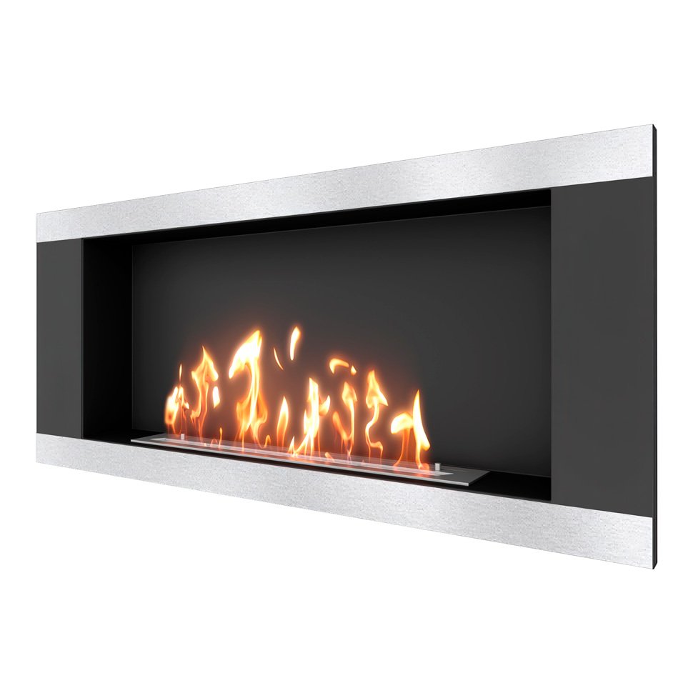 Биокамин встраиваемый SteelHeat LONG-H 1200 