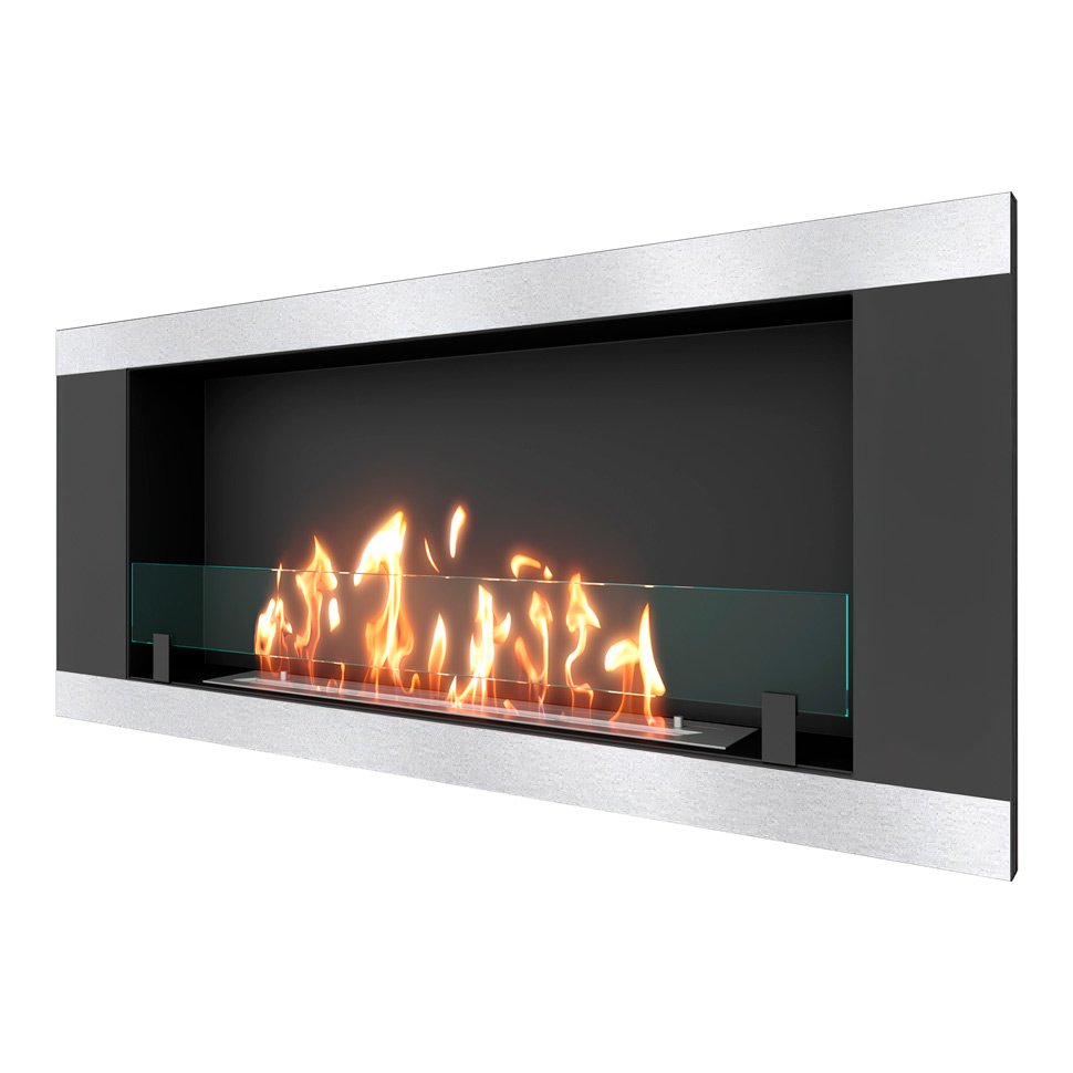 Биокамин встраиваемый SteelHeat LONG-H 1200 