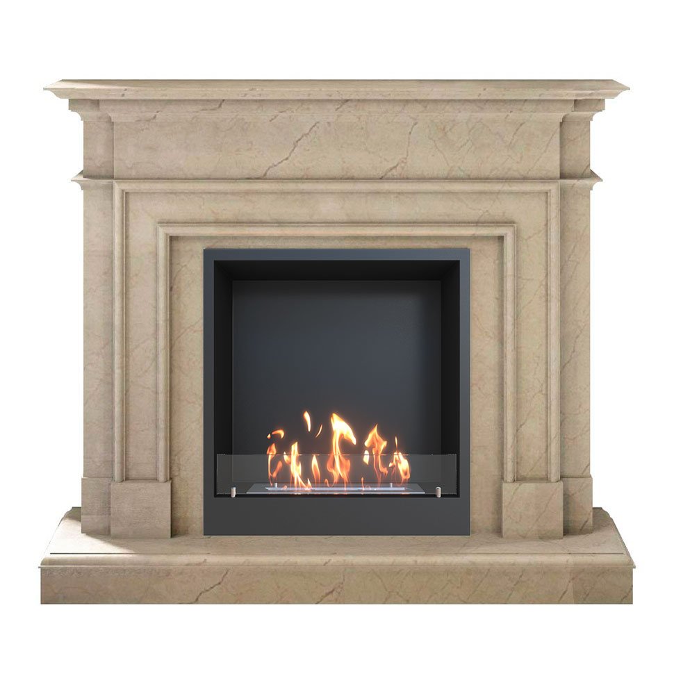 Биокамин в мраморном портале SteelHeat Vancouver M 