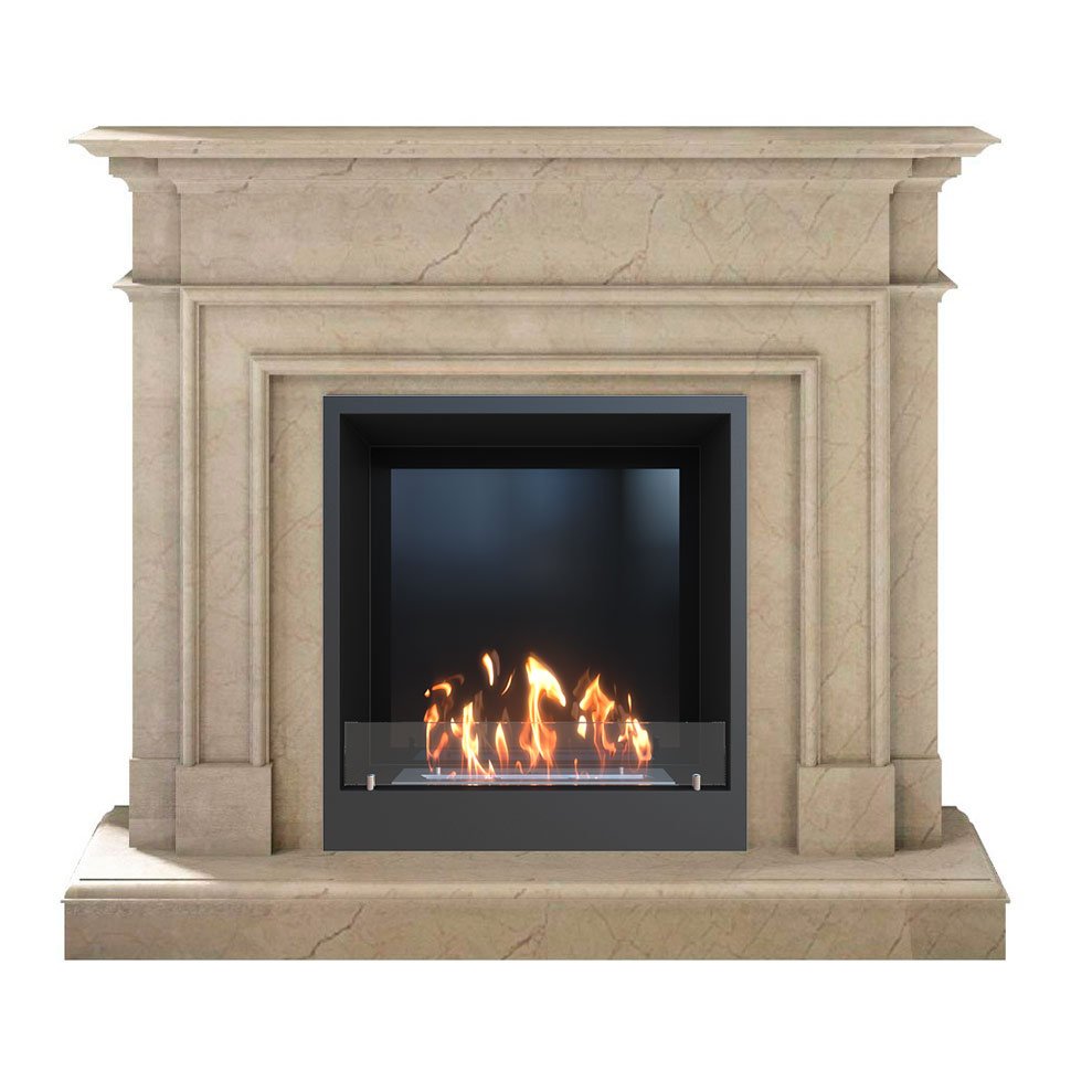 Биокамин в мраморном портале SteelHeat Vancouver M 