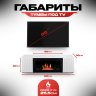 Тумба под ТВ с биокамином SteelHeat LIVORNO IMPULSE 140 см (корпус серый бетон / фасады белый) 