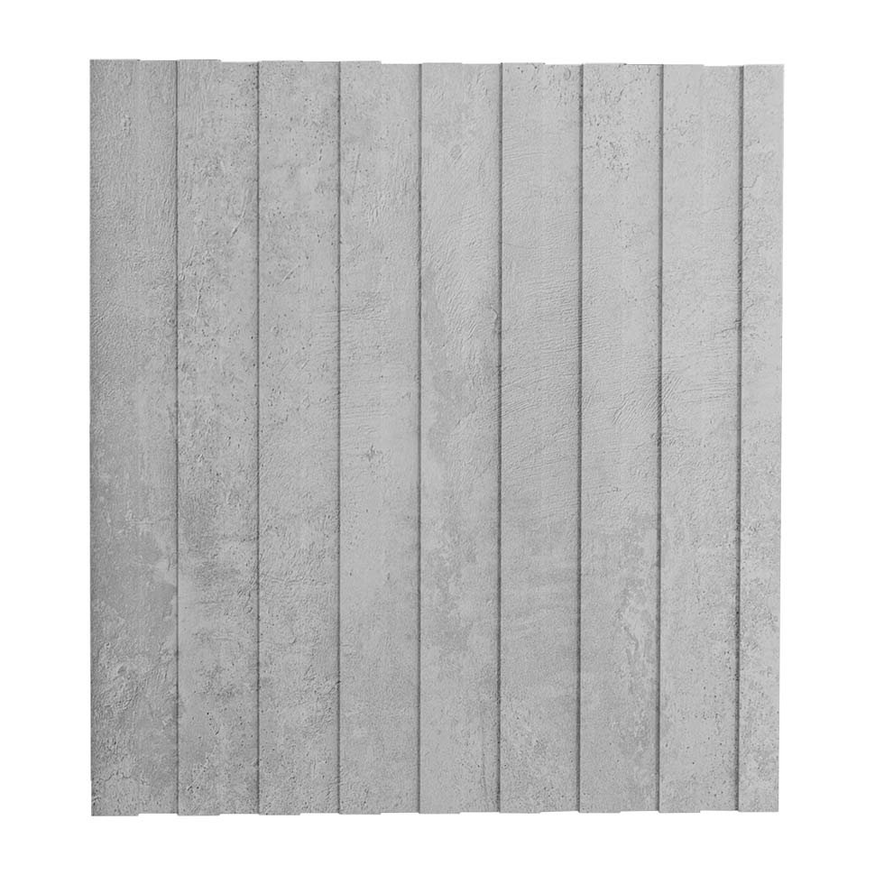 Тумба под ТВ с биокамином SteelHeat LIVORNO IMPULSE 140 см (корпус белый / фасады серый бетон) 